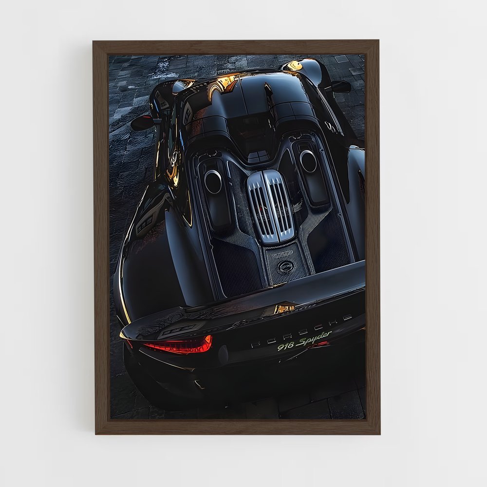 Poster spyder élégant – affiche Porsche (vue 5)
